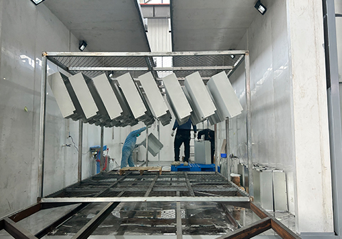 控制台表面喷涂