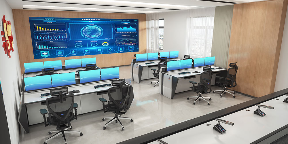 江苏优盾控制台助力某公安分局指挥中心建设