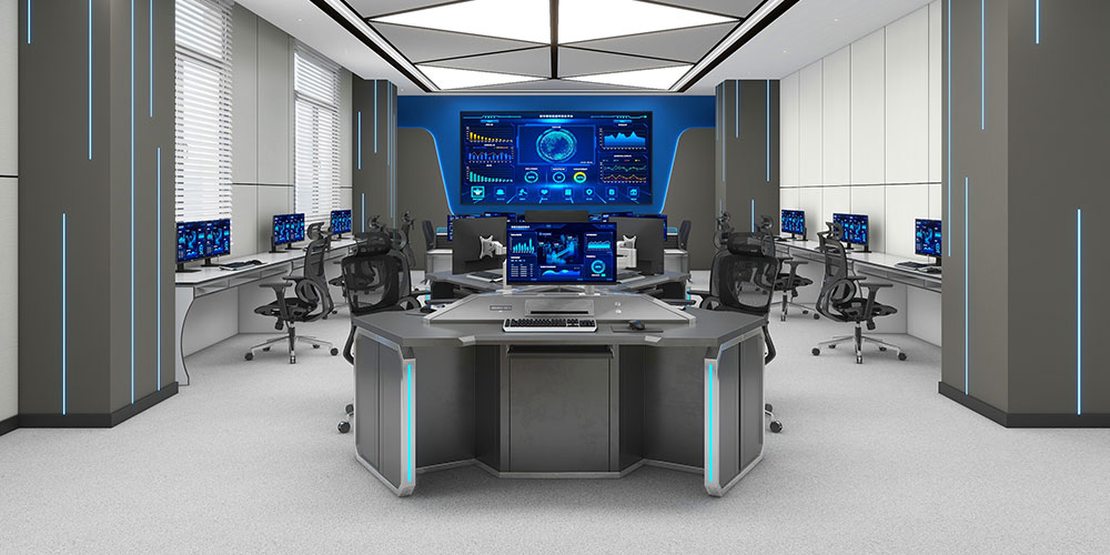 优盾控制台桌在某市公安电子证物存储室的应用