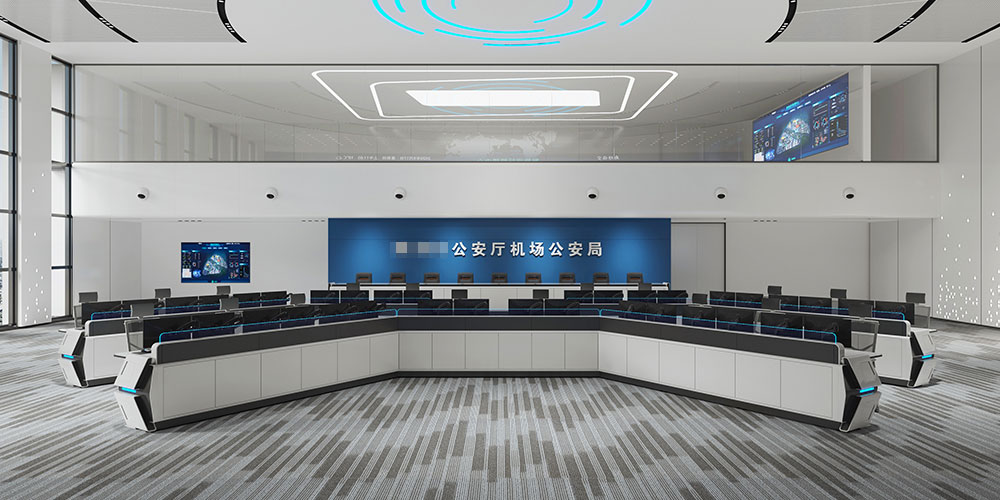 江苏优盾控制台助力某市机场公安局指挥中心建设